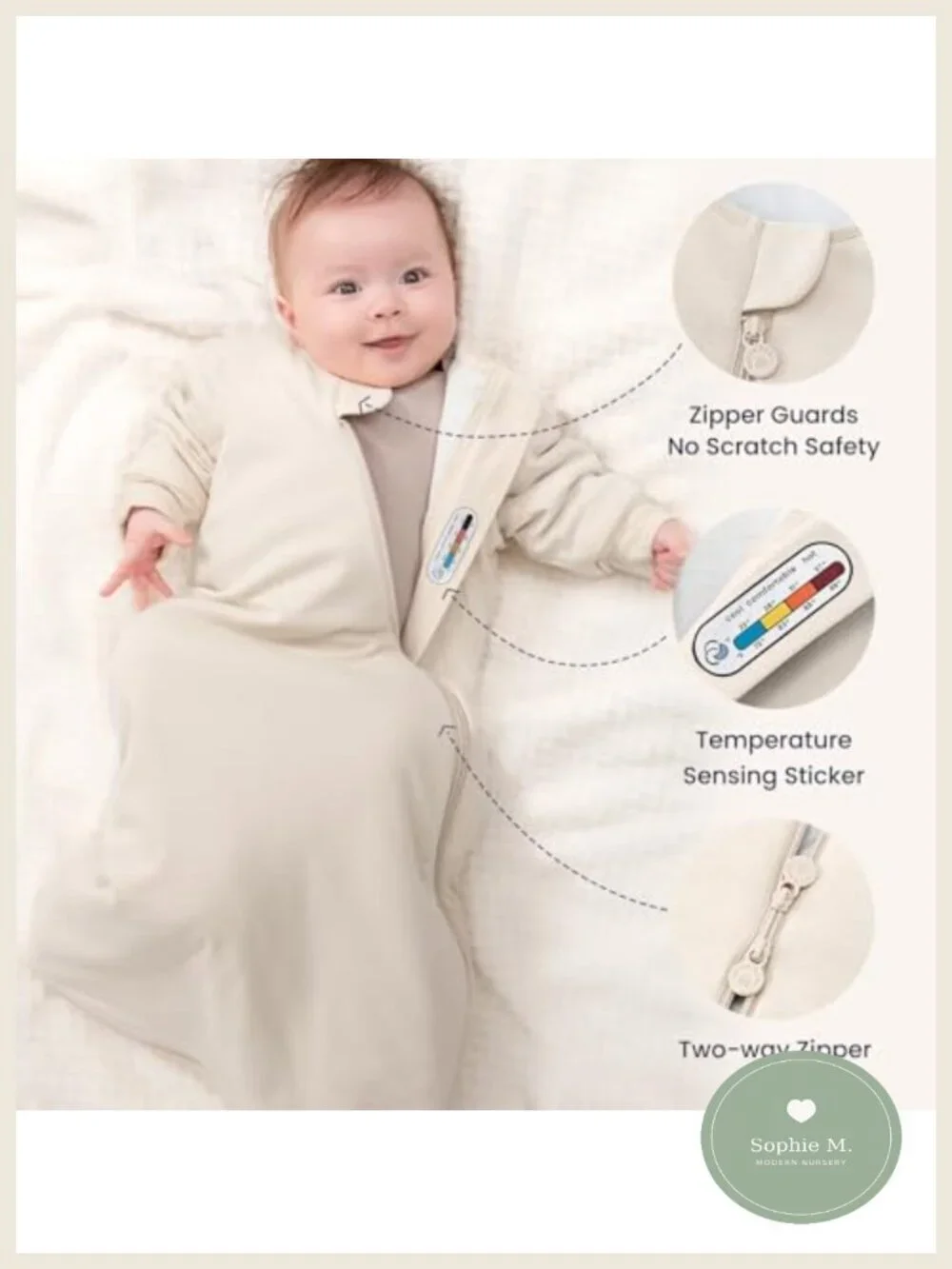 Unisex Sleeping Bag for Babies & Toddlers 2.5 TOG Wearable Blanket